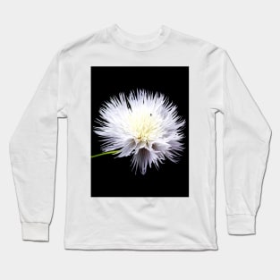 White Wildflower Long Sleeve T-Shirt